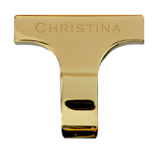 Image of 16 mm T-bar sæt i forgyldt stål fra Christina Design Londons Collect serie